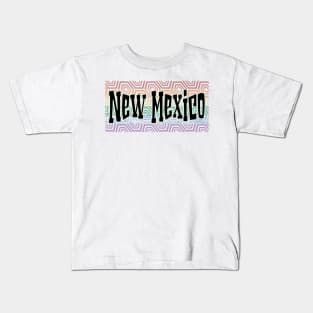 LGBTQ PATTERN AMERICA : NEW MEXICO Kids T-Shirt